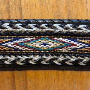 Mens Tony Lama Horsehair Belt Size 34